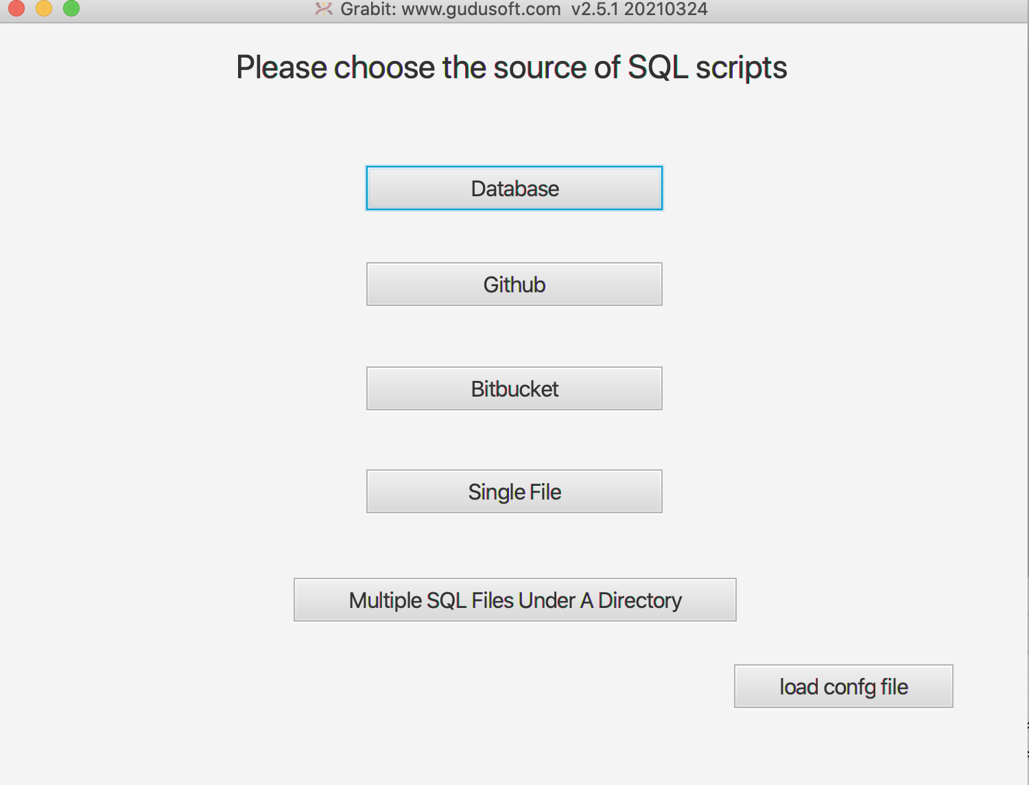 Grabit PostgreSQL UI 1